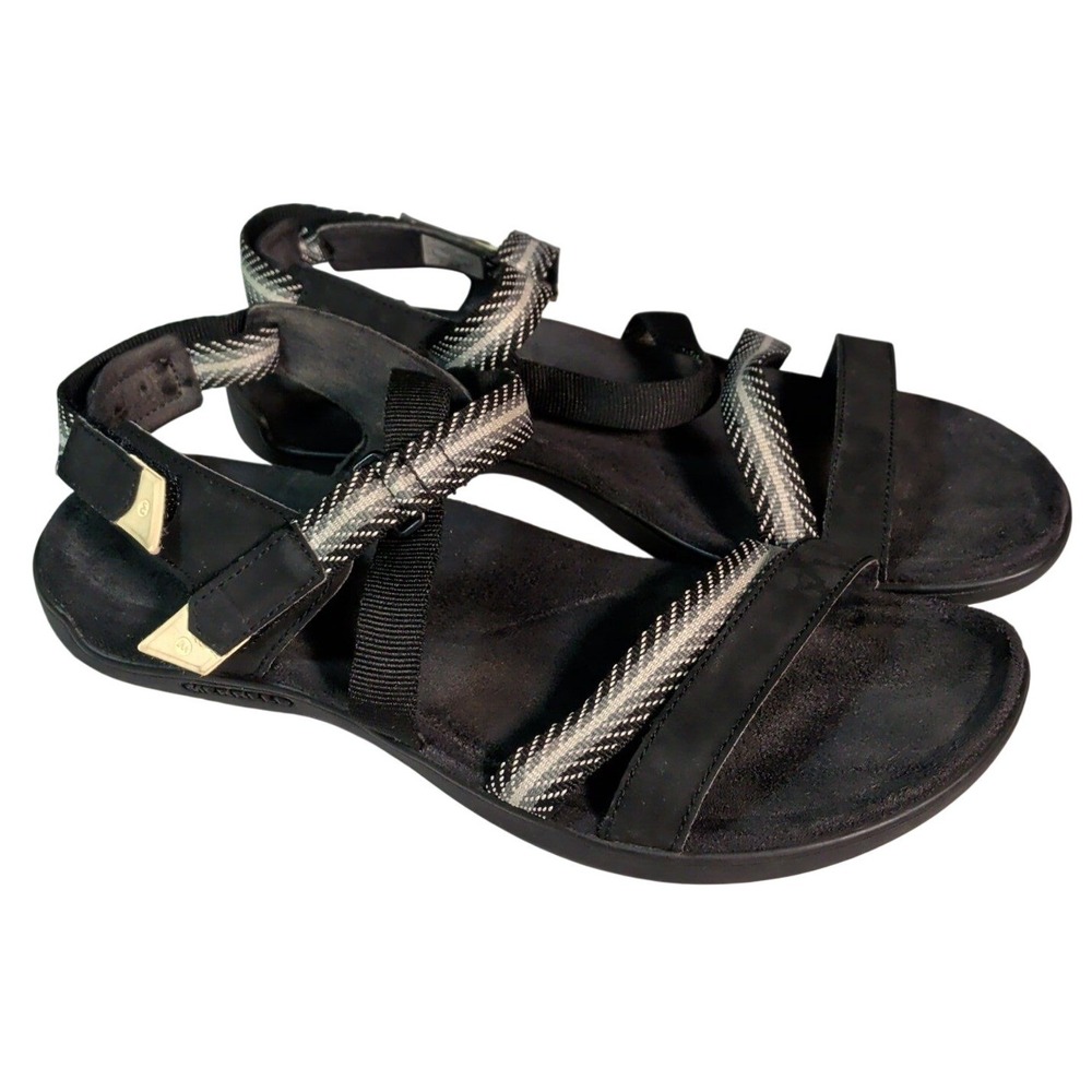 Merrell District Mendi Sandals Womens Size 8 Black Backstrap Gorpcore J90432